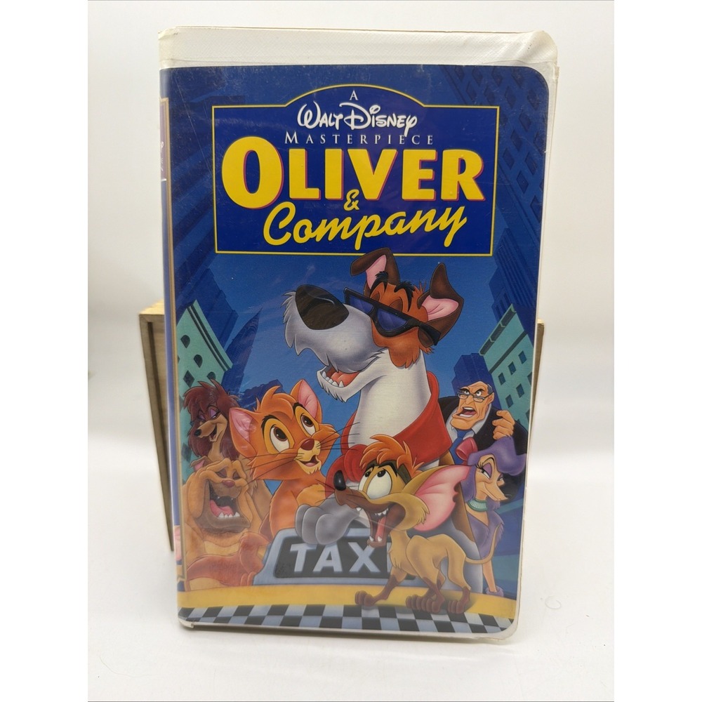 Walt Disney Oliver and Company VHS Movie 1996 Masterpiece Collection G Rating